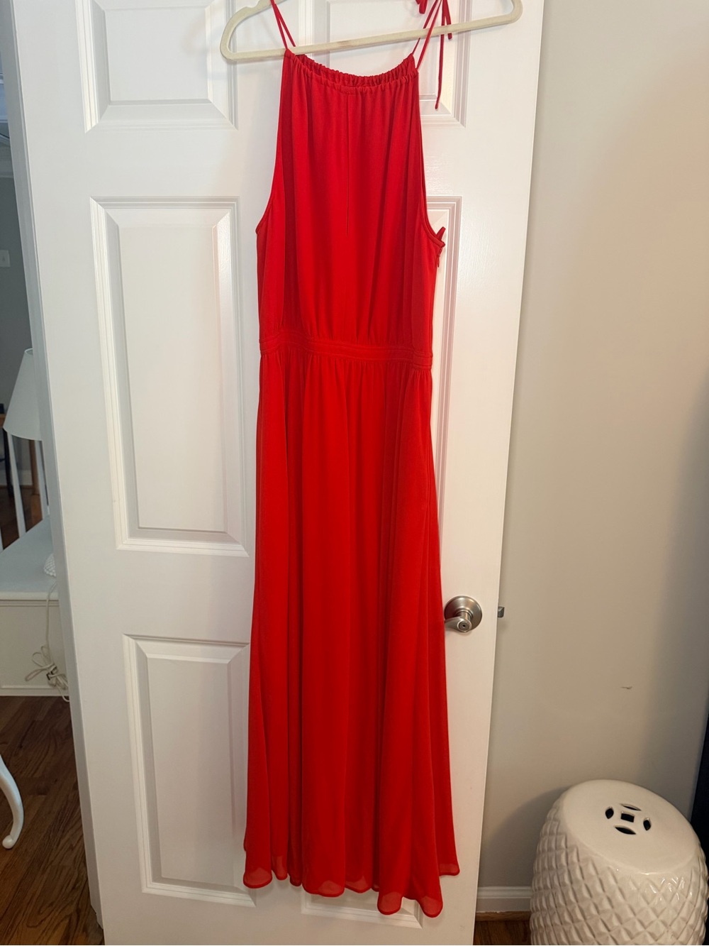 Polo Ralph Lauren Red Strappy Maxi Dress - Elegant Summer Style
